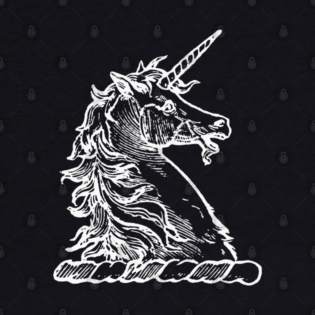 Mythical Heraldic Unicorn by Vintage Boutique